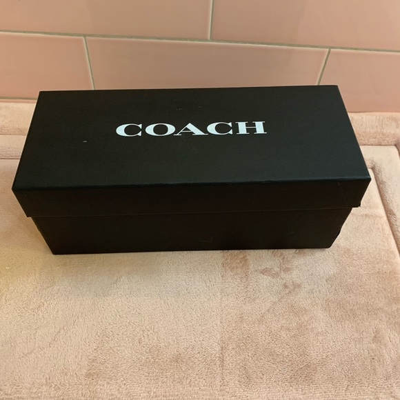 💕Coach peony riveted tea rose suede slides - Picture 11 of 11